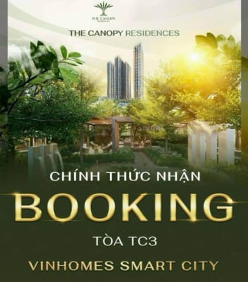 Nhận booking tòa TC3 The Canopy Smart City